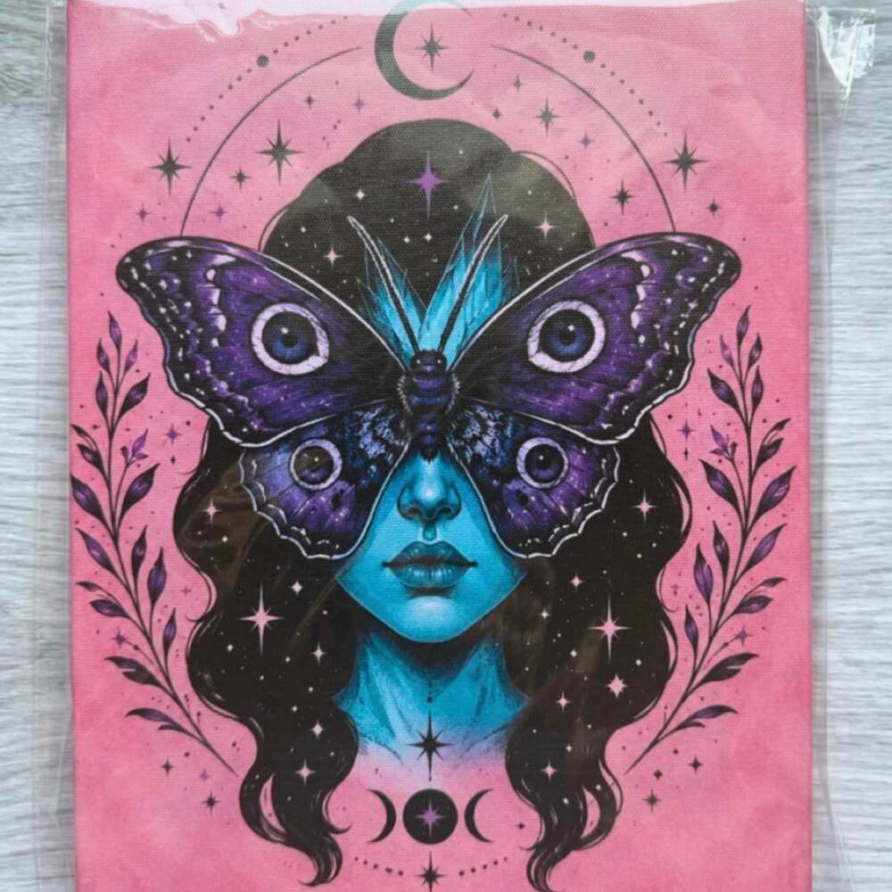 8 X 10 Mystical Butterfly Goddess Canvas Bb 16
